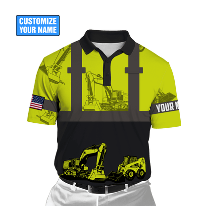Custom Name XT Excavator 3D Printed Shirts DD27052103