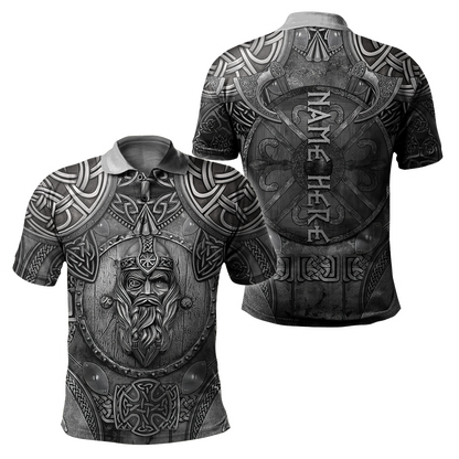 Customized Name Viking 3D All Over Printed Unisex Shirts