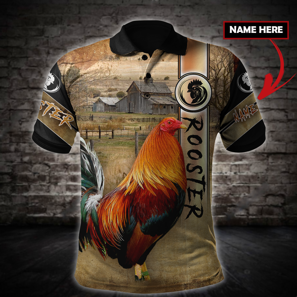 Personalized Rooster 3D Printed Unisex Shirts TNA22042108