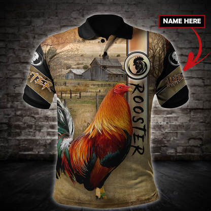 Personalized Rooster 3D Printed Unisex Shirts TNA22042108