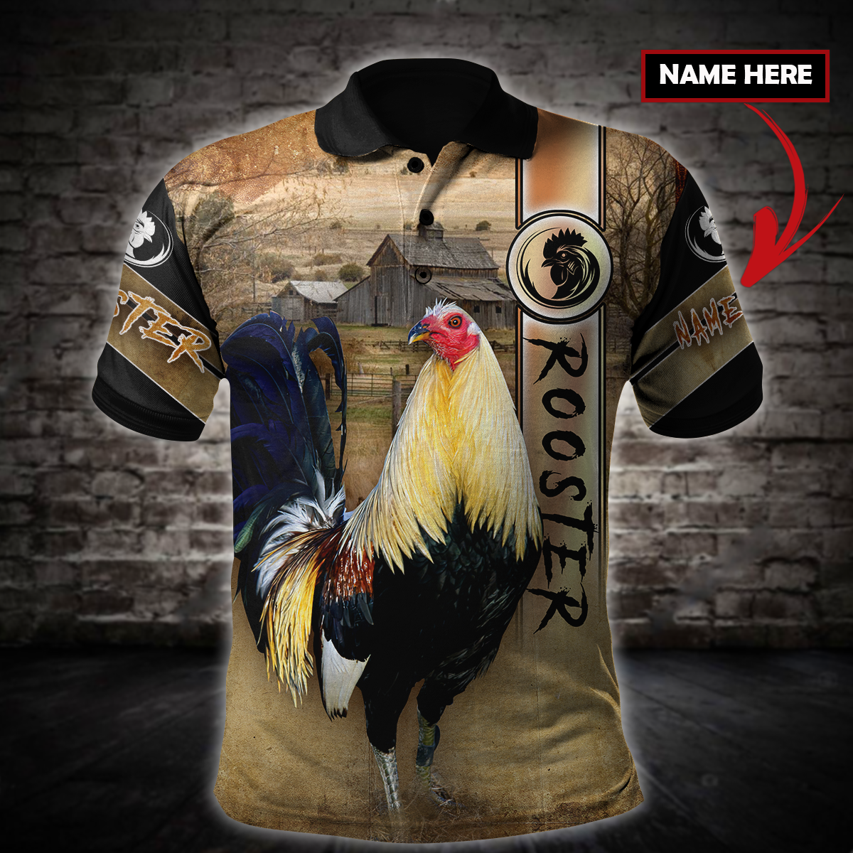 Personalized Rooster 3D Printed Unisex Shirts TNA24042103