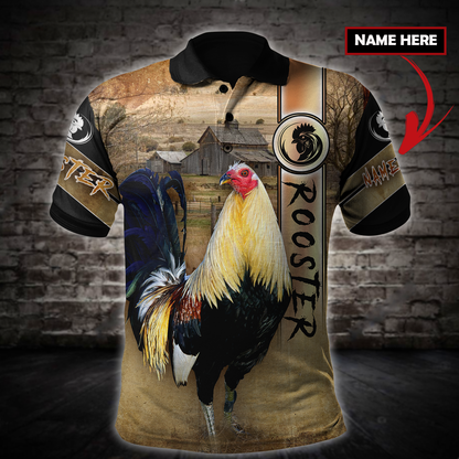 Personalized Rooster 3D Printed Unisex Shirts TNA24042103