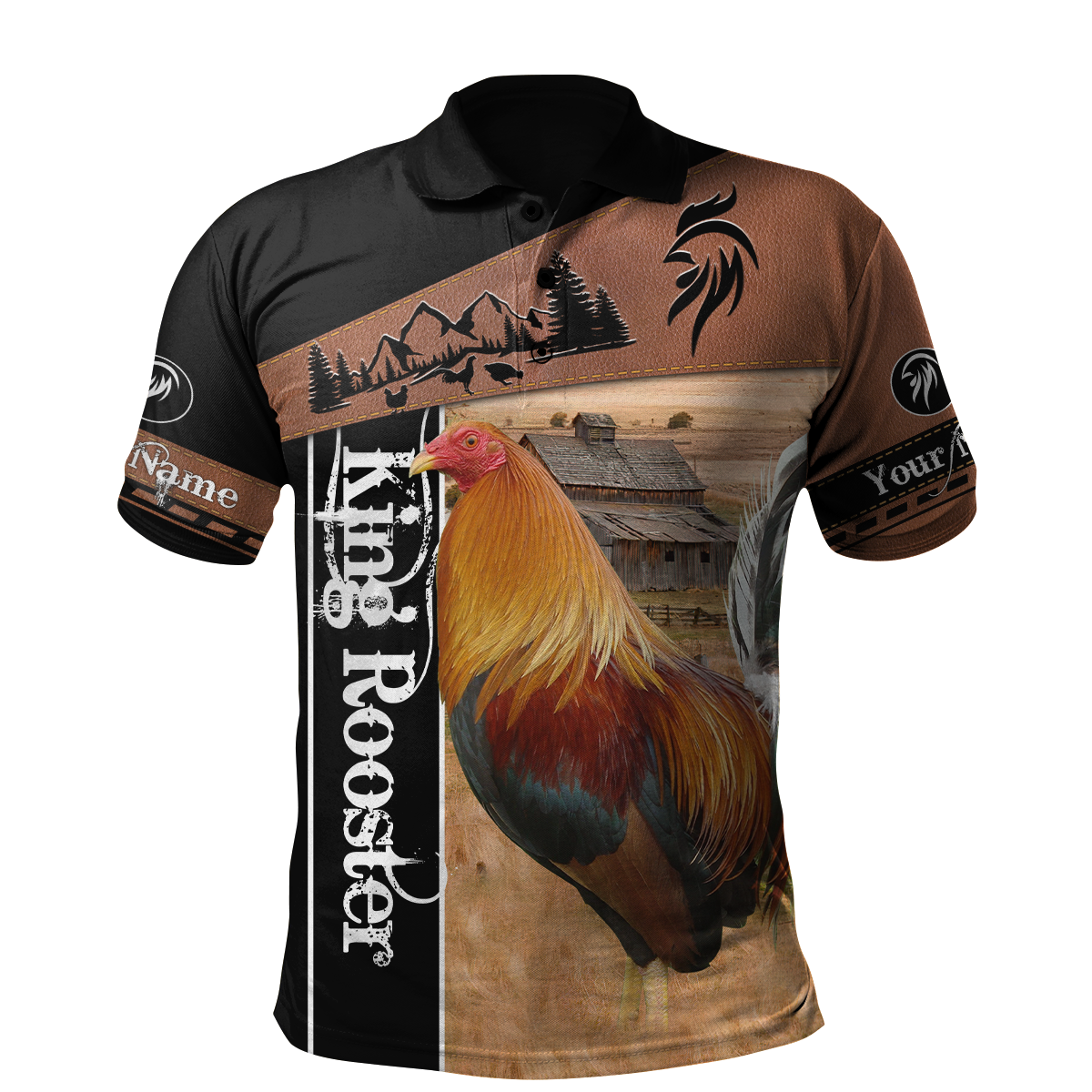 Personalized King Rooster 3D Printed Unisex Shirts SN27042103