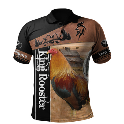 Personalized King Rooster 3D Printed Unisex Shirts SN27042103