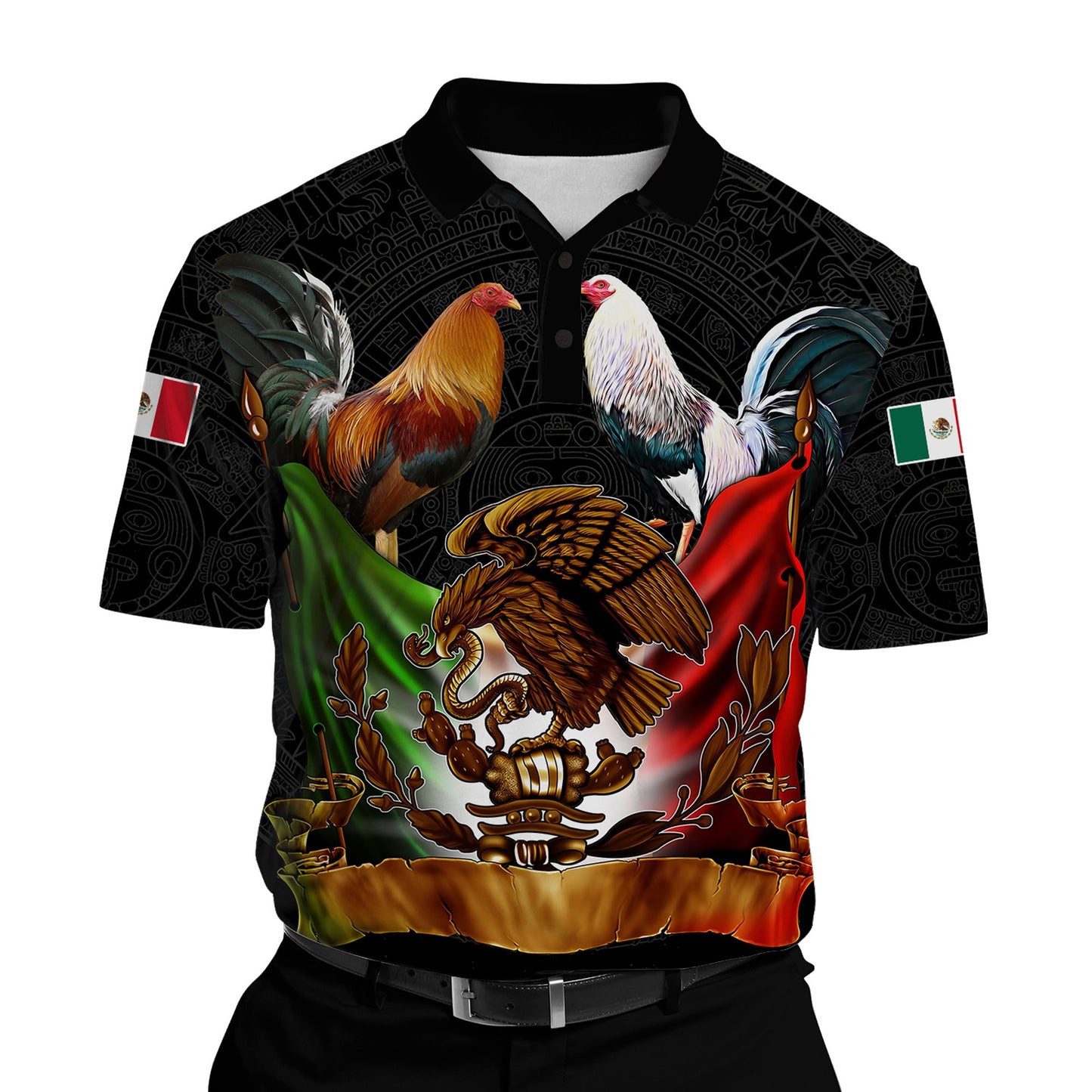 Mexico Rooster 3D All Over Printed Unisex Shirts