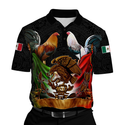 Mexico Rooster 3D All Over Printed Unisex Shirts