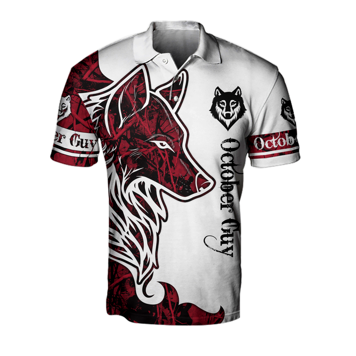 October Wolf 3D All Over Printed Shirts Pi112070