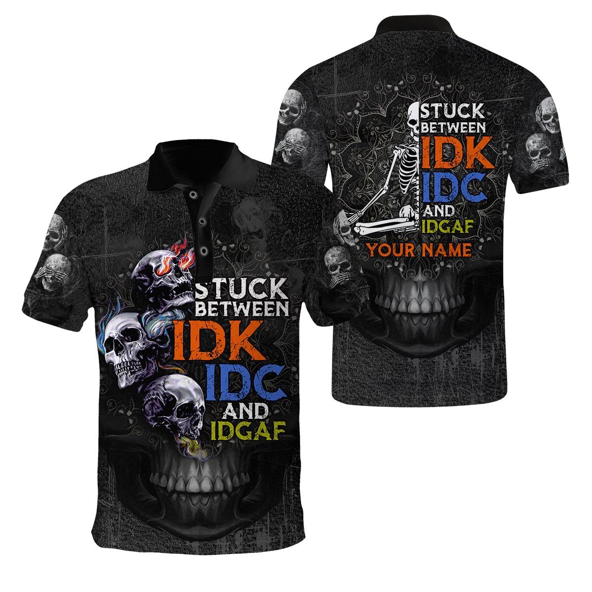 Customize Name Stuck Skull Hoodie For Men And Women TNA23032103