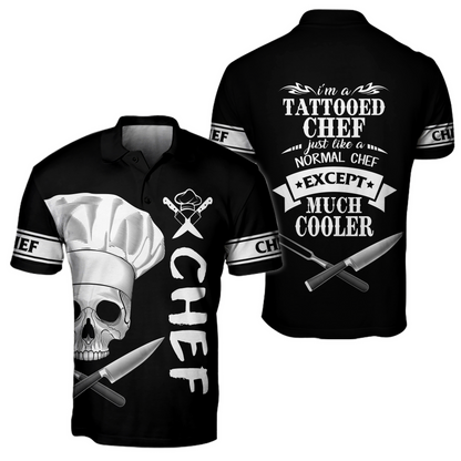 I'm Tattooed Chef 3D Over Printed Unisex Shirt