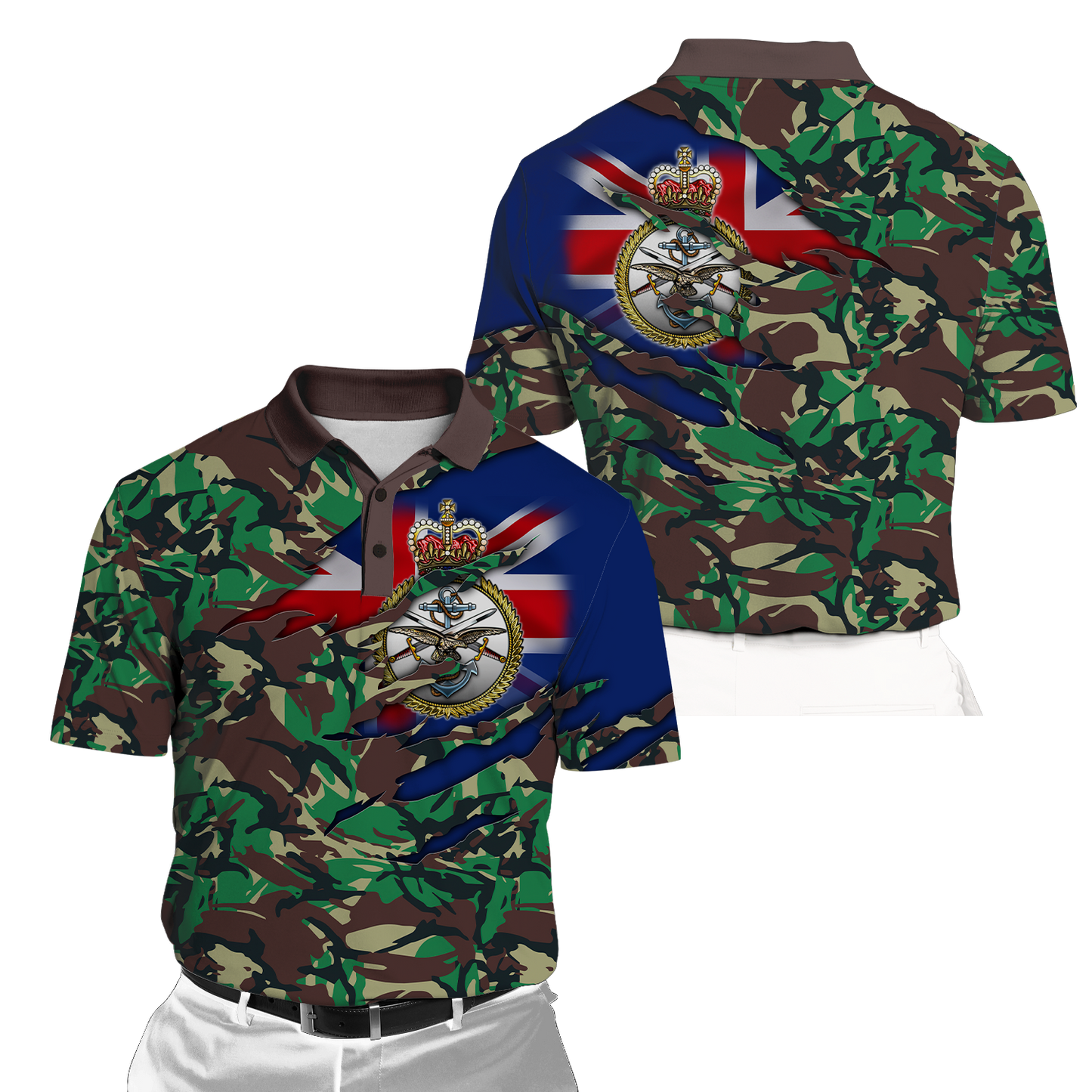 British Veteran 3D Printed shirts