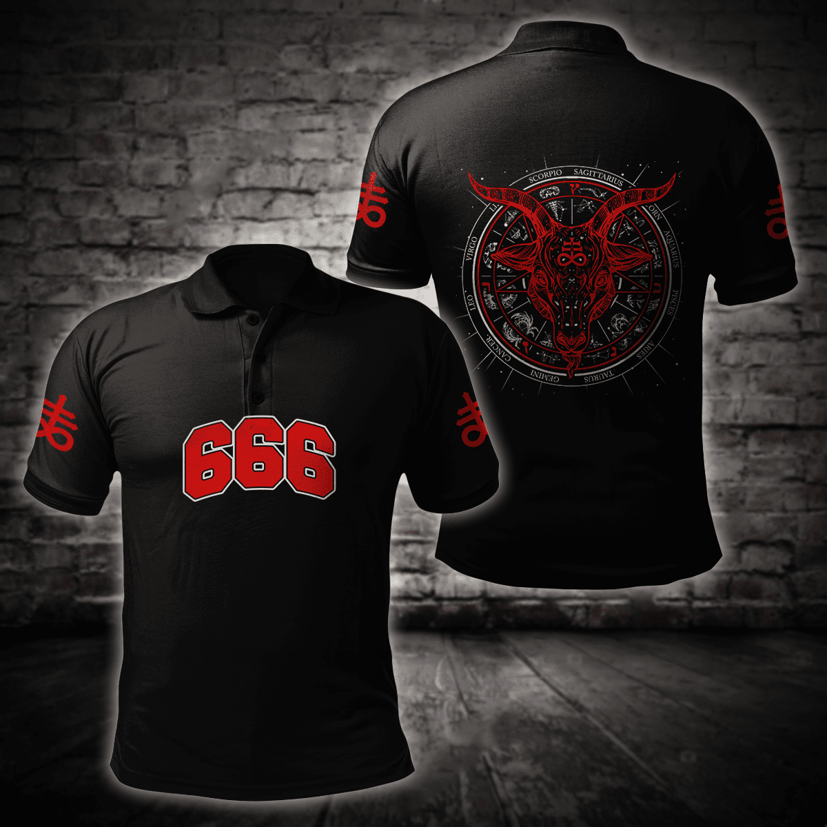 Satanic 3D Printed Shirts DD15052105.S