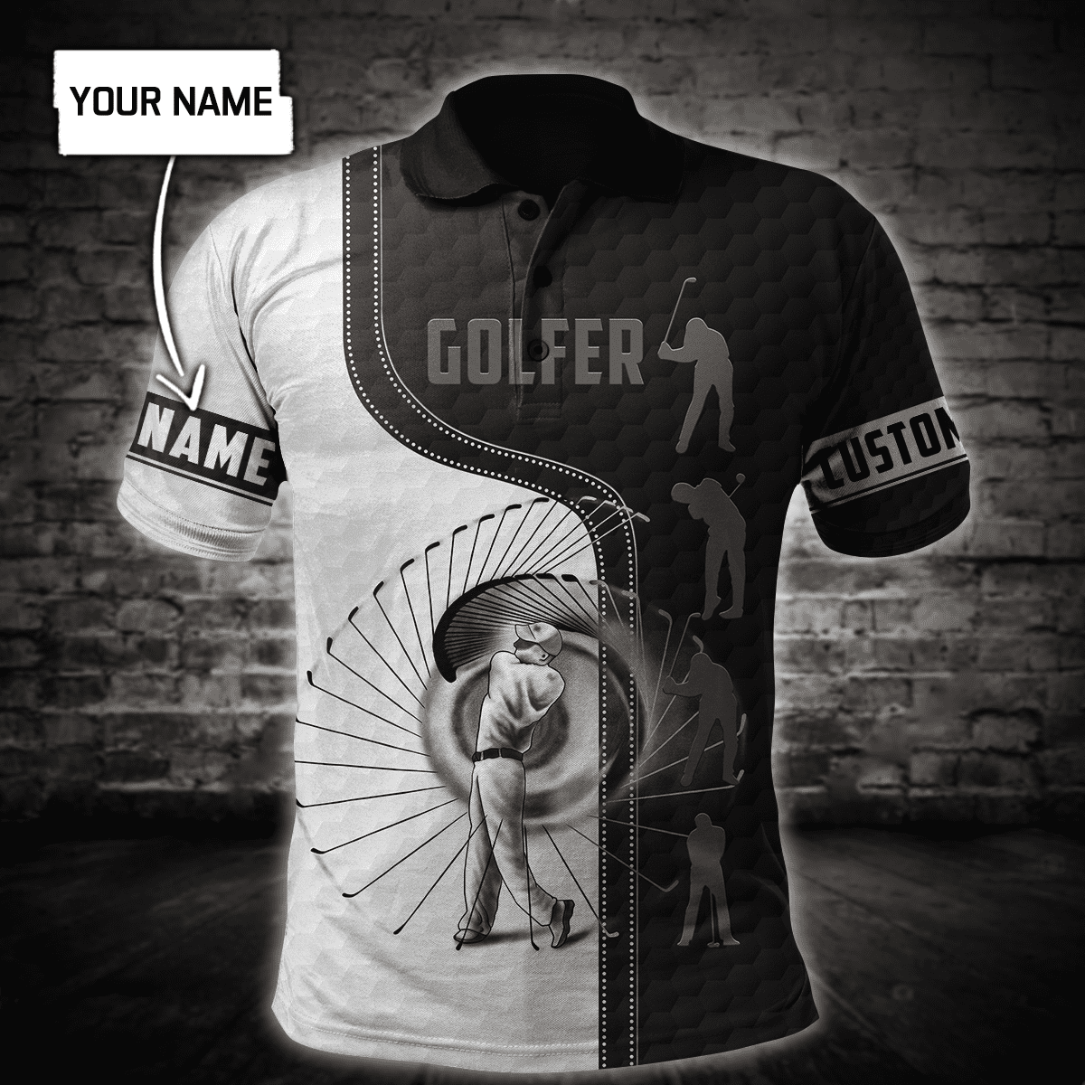Custom Name XT Golf Lover 3D Printed Shirts DD15052108VH