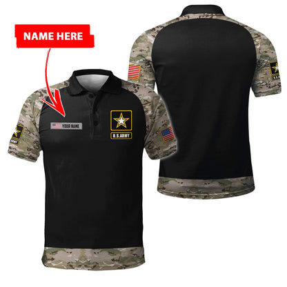Personalized Name - The United States Army 3D All Over Printed Shirts Pi13042101