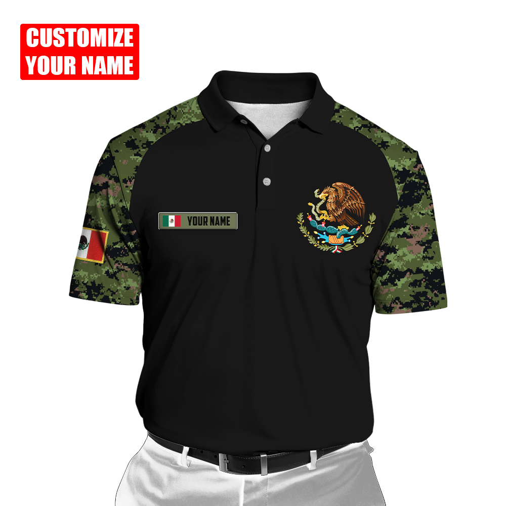 Mexico Coat Of Arms 3D All Over Printed Shirts