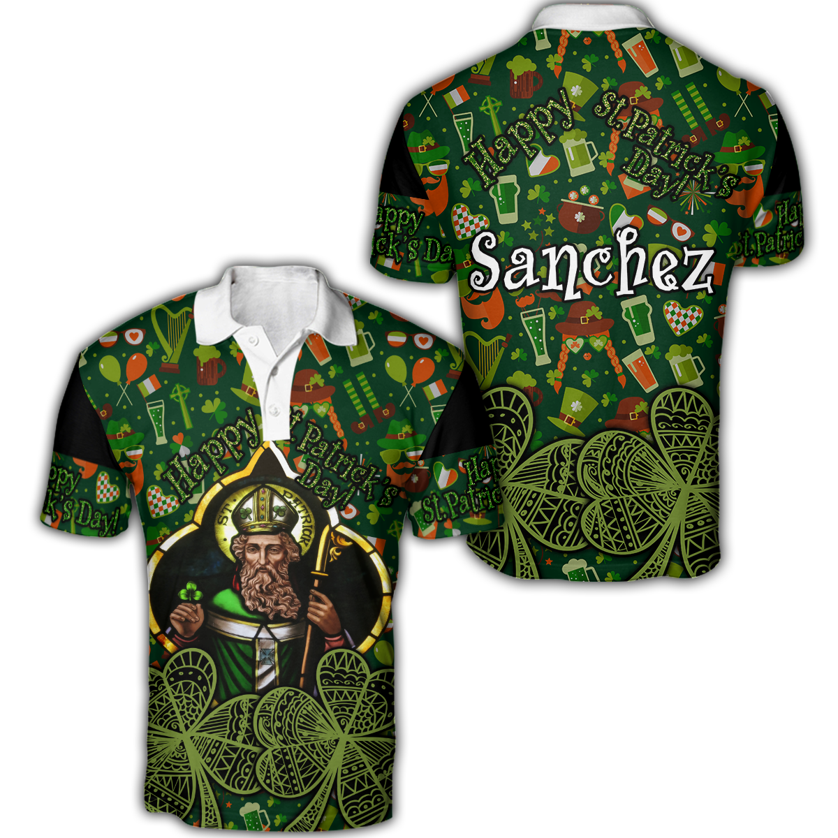 Customize Name Happy Patrick's Day Hoodie For Men And Women JJ02202102