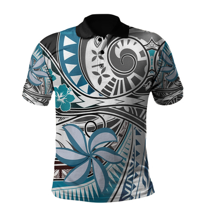 Amazing Polynesian Tribal Pattern And Frangipani Unisex Deluxe Hoodie ML