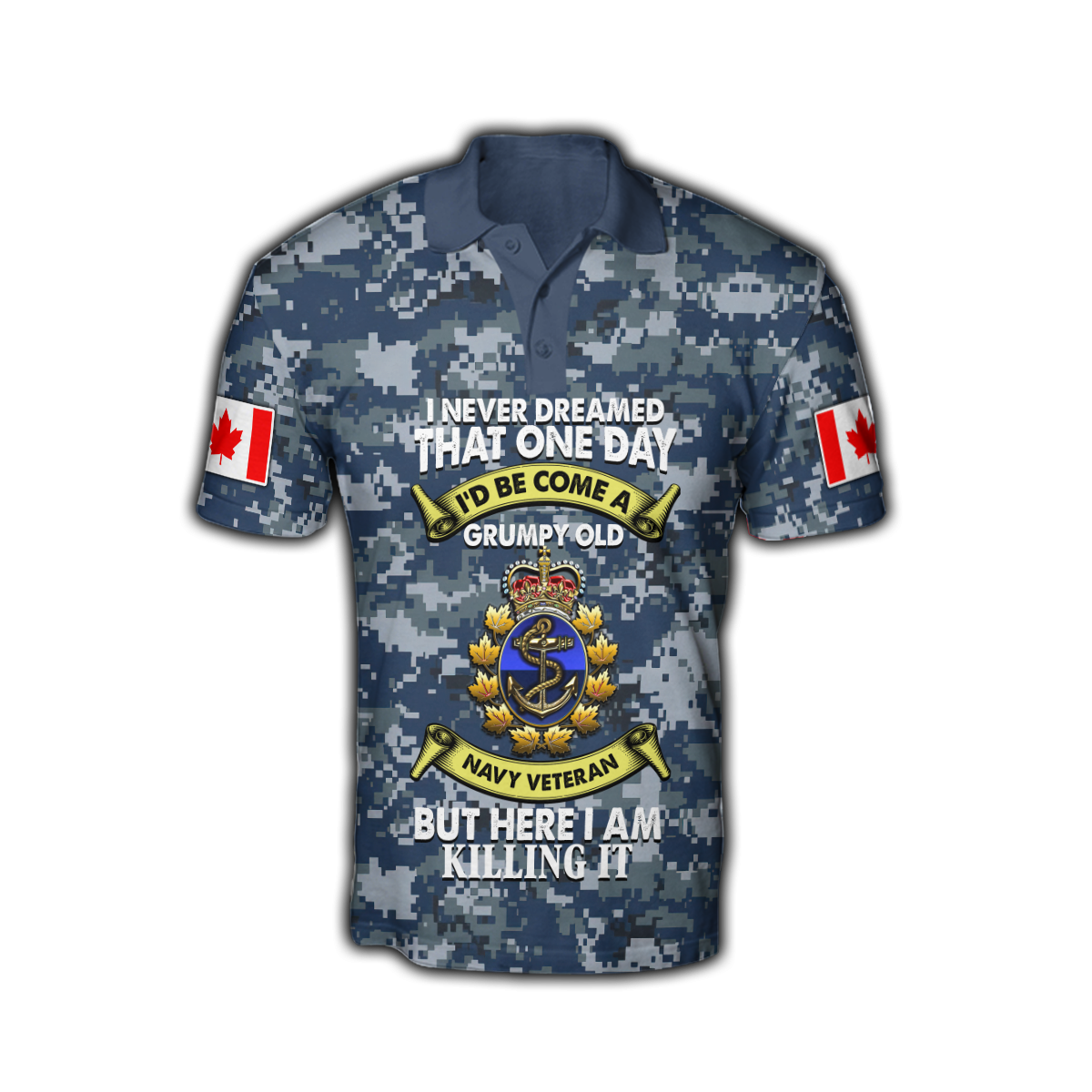 Canadian Navy Veteran 3D Printed Shirts MH15032103