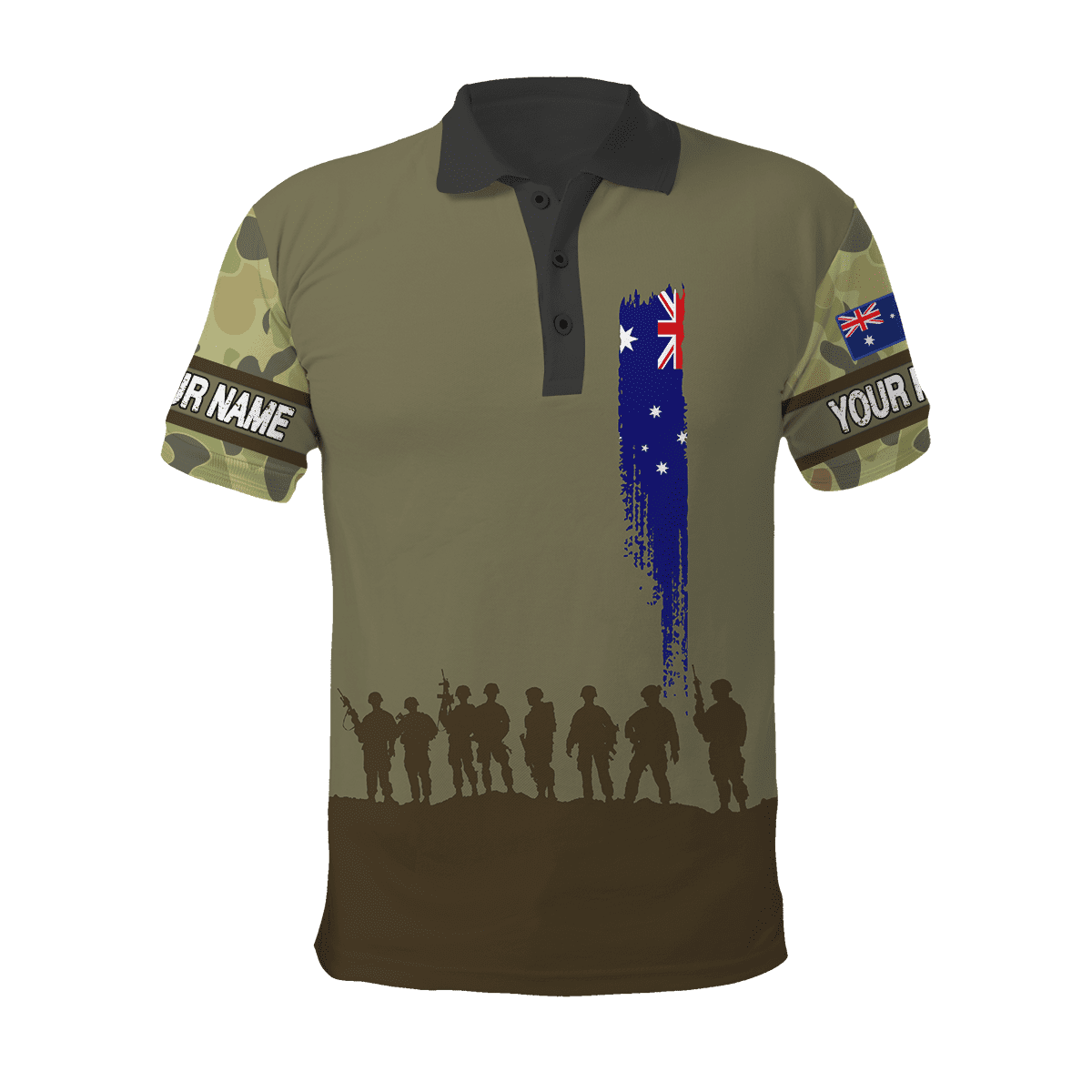 Personalized Name - The Australian Army 3D All Over Printed Shirts DA13032105