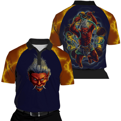 Japan Mythology Raijin 3D All Over Printed Unisex Shirts