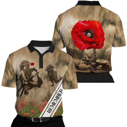Remembrance Day Lest We Forget 3D All Over Printed Unisex Shirts