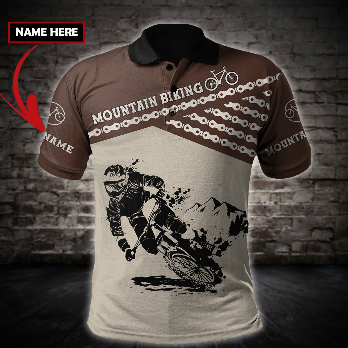 Custom Name XT Mountain Biking 3D Printed Shirts TNA13052106