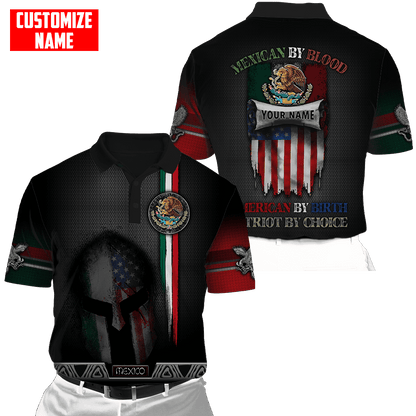 Customized Name Mexico 3D All Over Printed Unisex Shirts