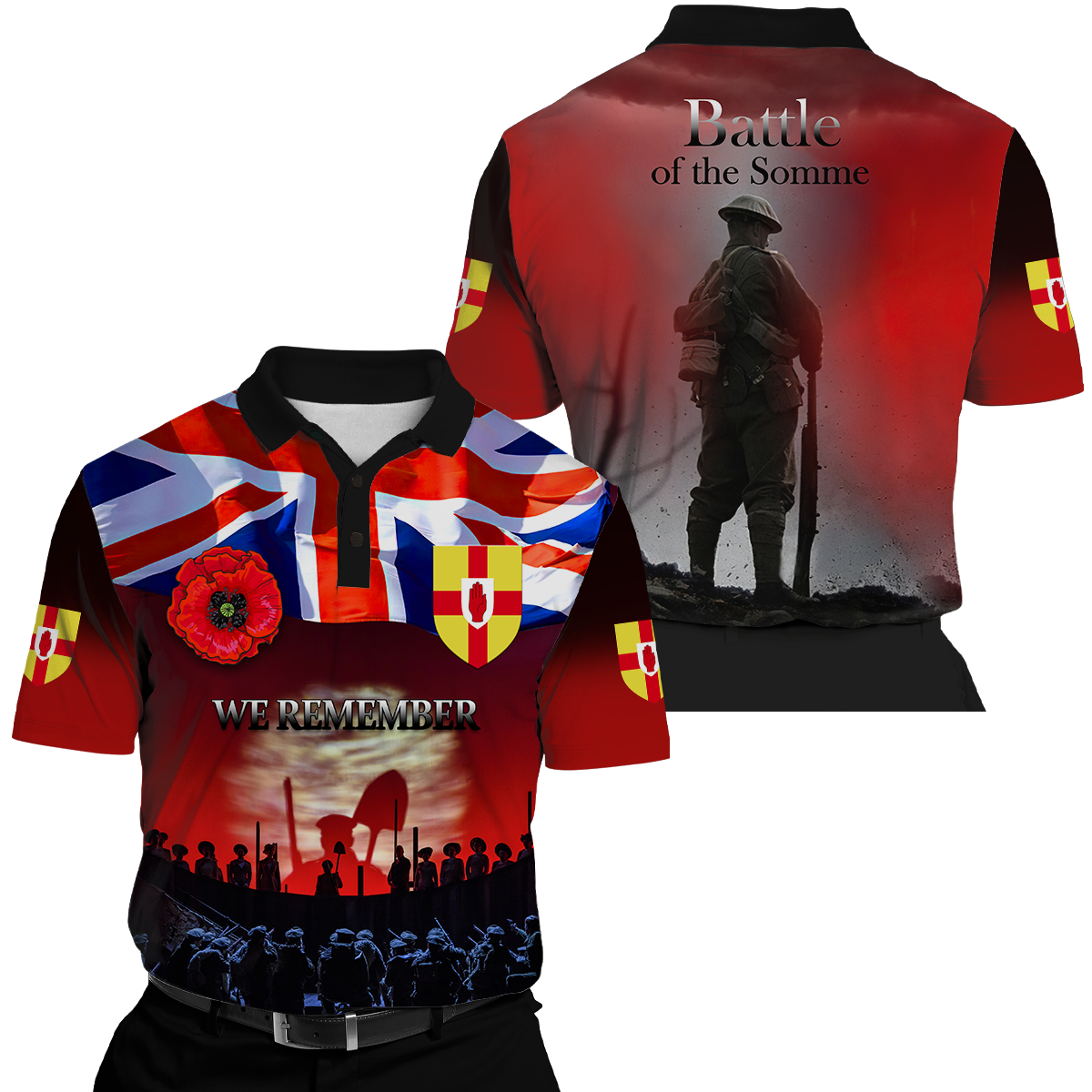 Remembrance Day Lest We Forget 3D All Over Printed Unisex Shirts