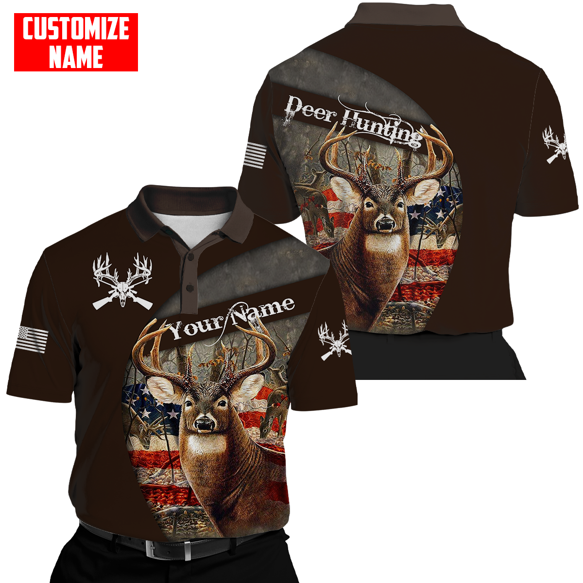 Customized Name Hunting Season 3D All Over Printed Unisex Shirts