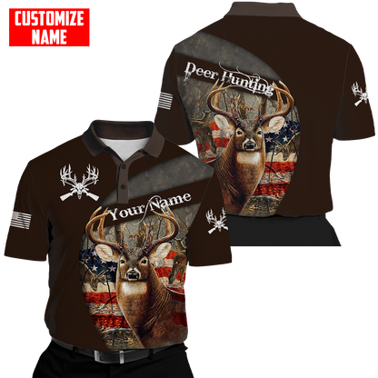 Customized Name Hunting Season 3D All Over Printed Unisex Shirts
