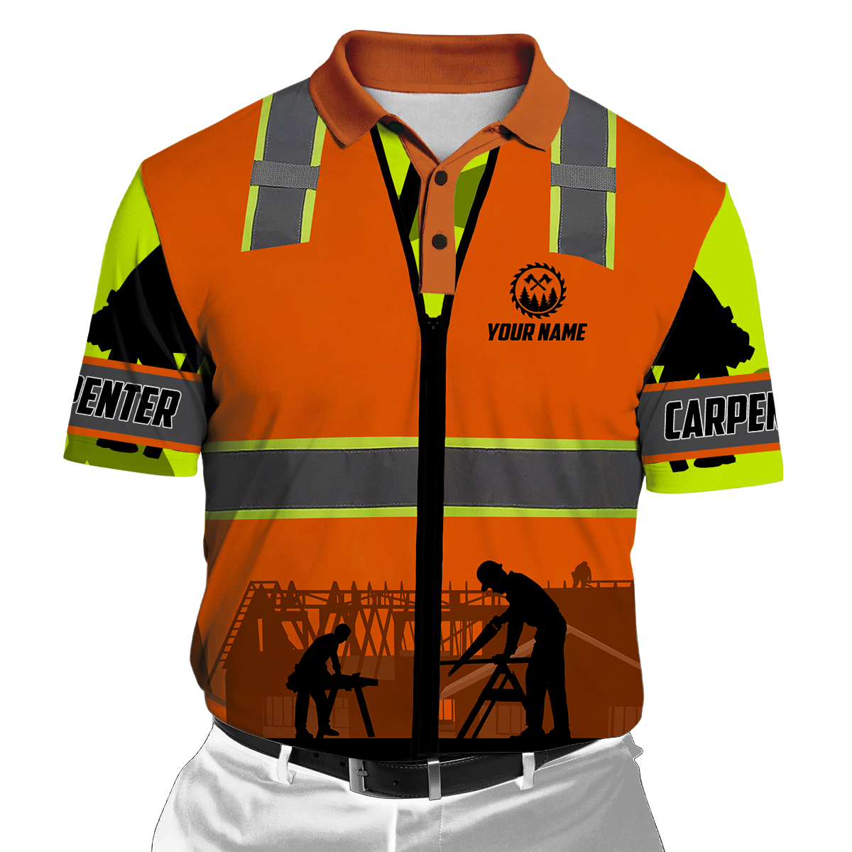 Premium Custom Name Carpenter 3D All Over Printed Unisex
