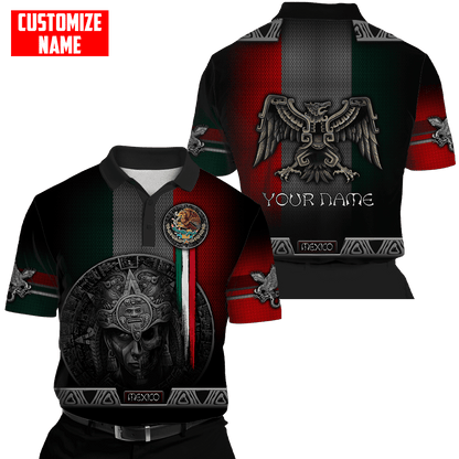 Customized Name Aztec Warrior Day Of The Dead 3D All Over Printed Unisex Shirts