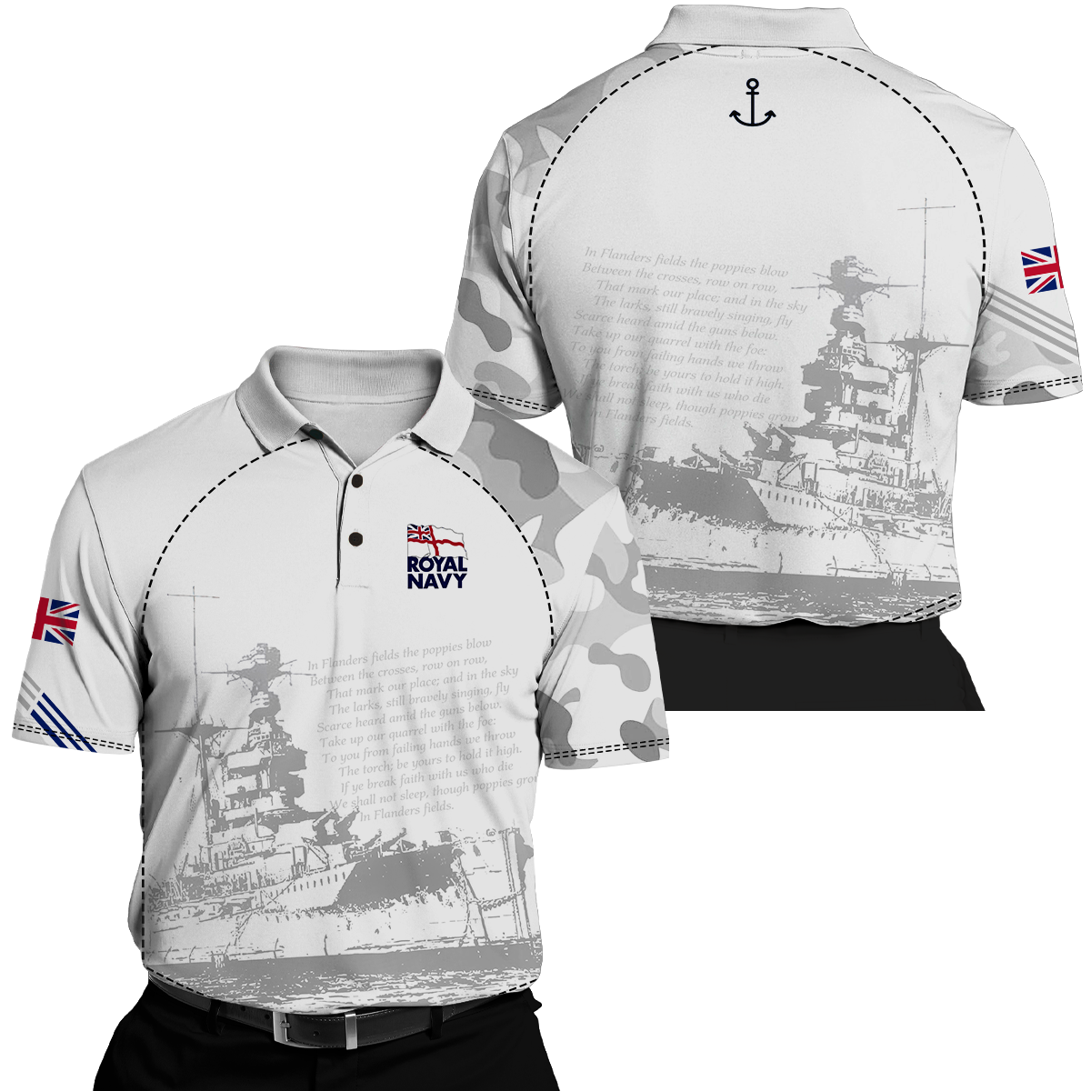 Royal Navy United Kingdom 3D All Over Printed Unisex Shirts