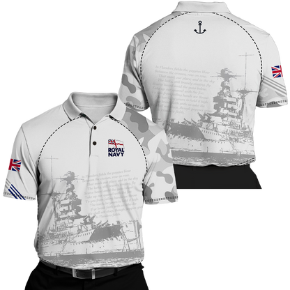 Royal Navy United Kingdom 3D All Over Printed Unisex Shirts