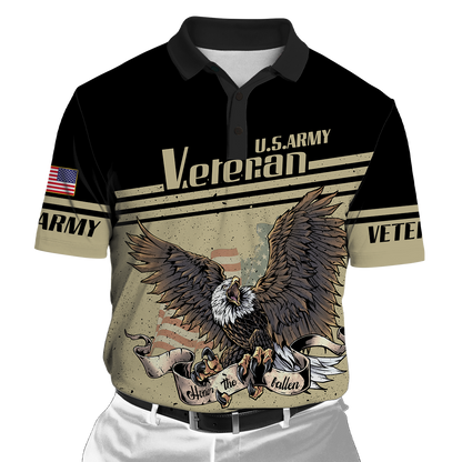 US Army Veteran EagleHonor the fallen Polo Shirt