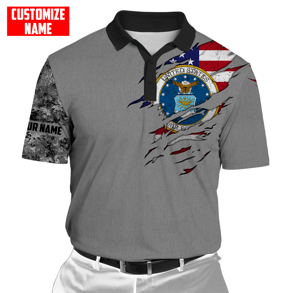 Custom name Soldier US Air Force 3d all over printed shirt hoodie MH06072108