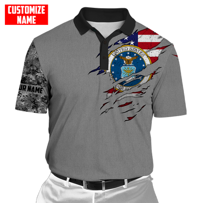 Custom name Soldier US Air Force 3d all over printed shirt hoodie MH06072108