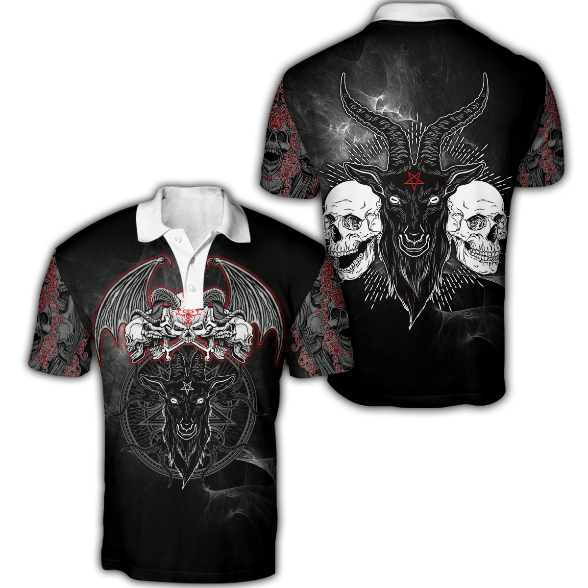 Satanic Skull Symbols Hoodie For Men And Women JJ07022102