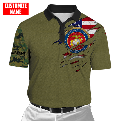 Custom name Soldier US Marine Corps 3d all over printed shirt hoodie MH06072107