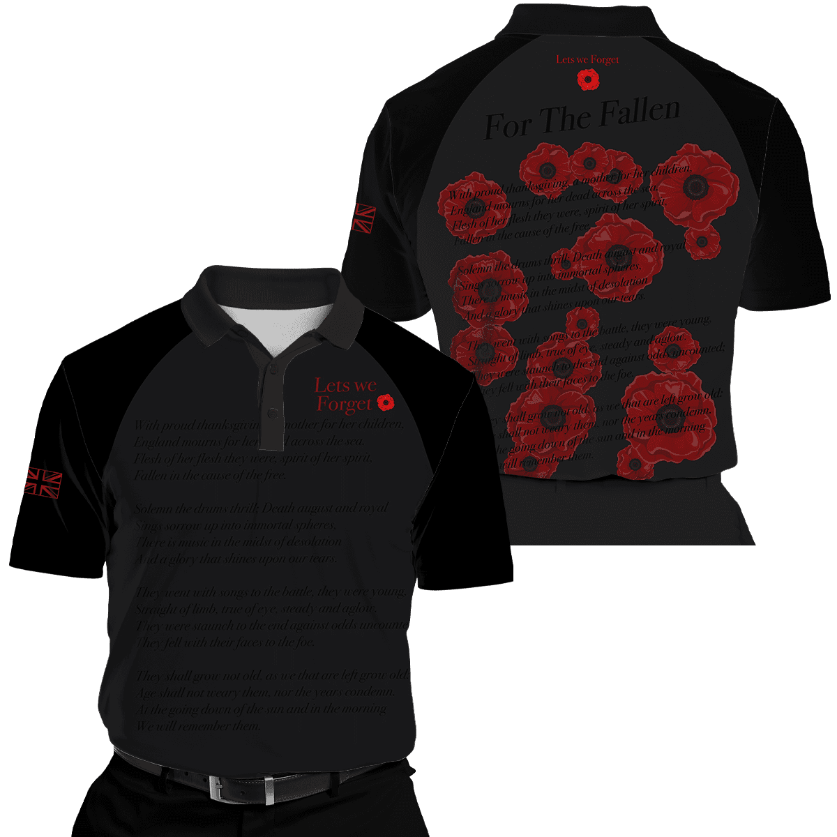 Remembrance Day Lest We Forget 3D All Over Printed Unisex Shirts