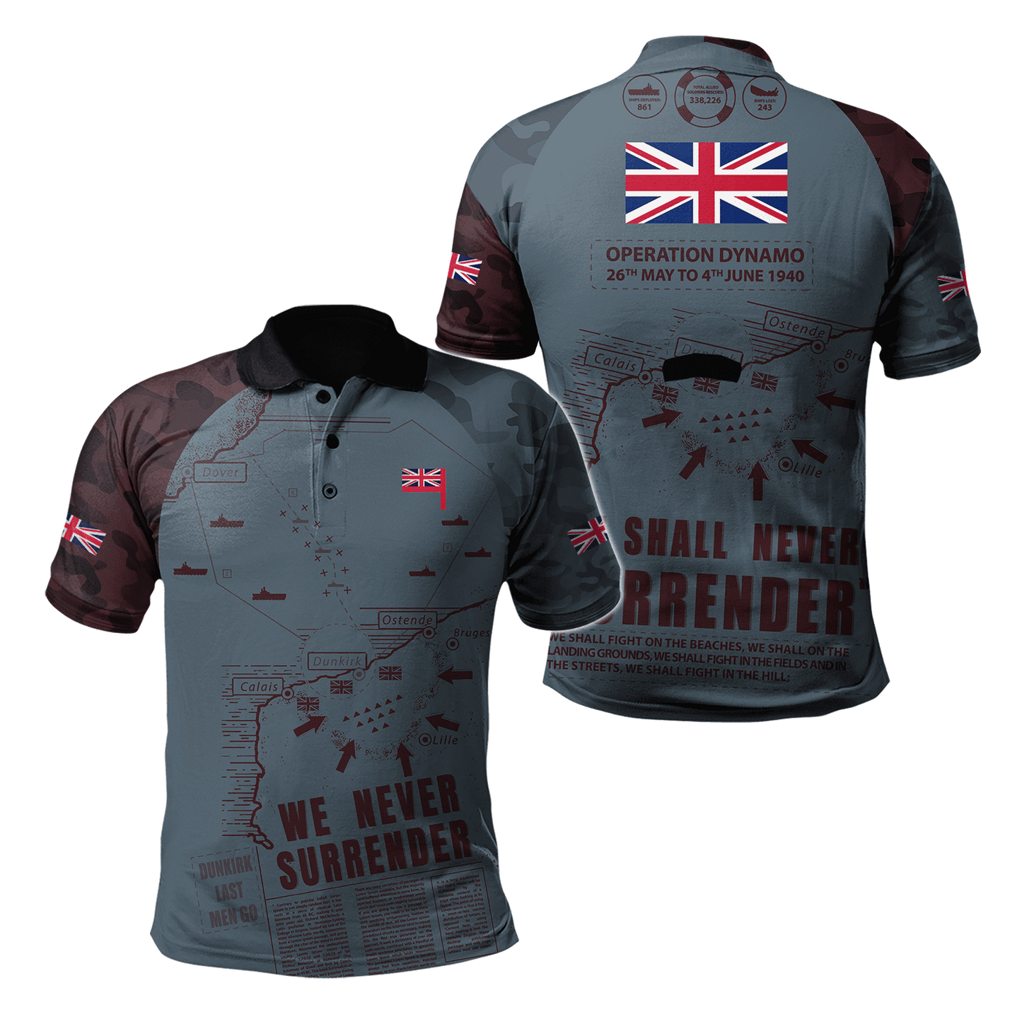 Remembrance Day Lest We Forget 3D All Over Printed Unisex Shirts