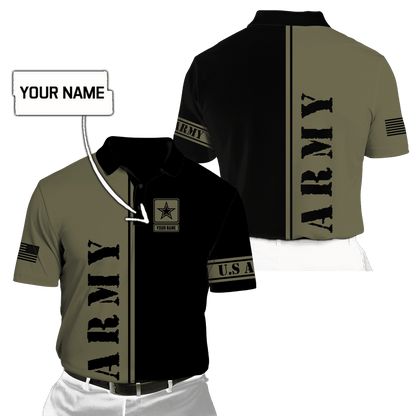 Custom name US Army Veteran Basic 3d printed shirts Proud Military SN19052104