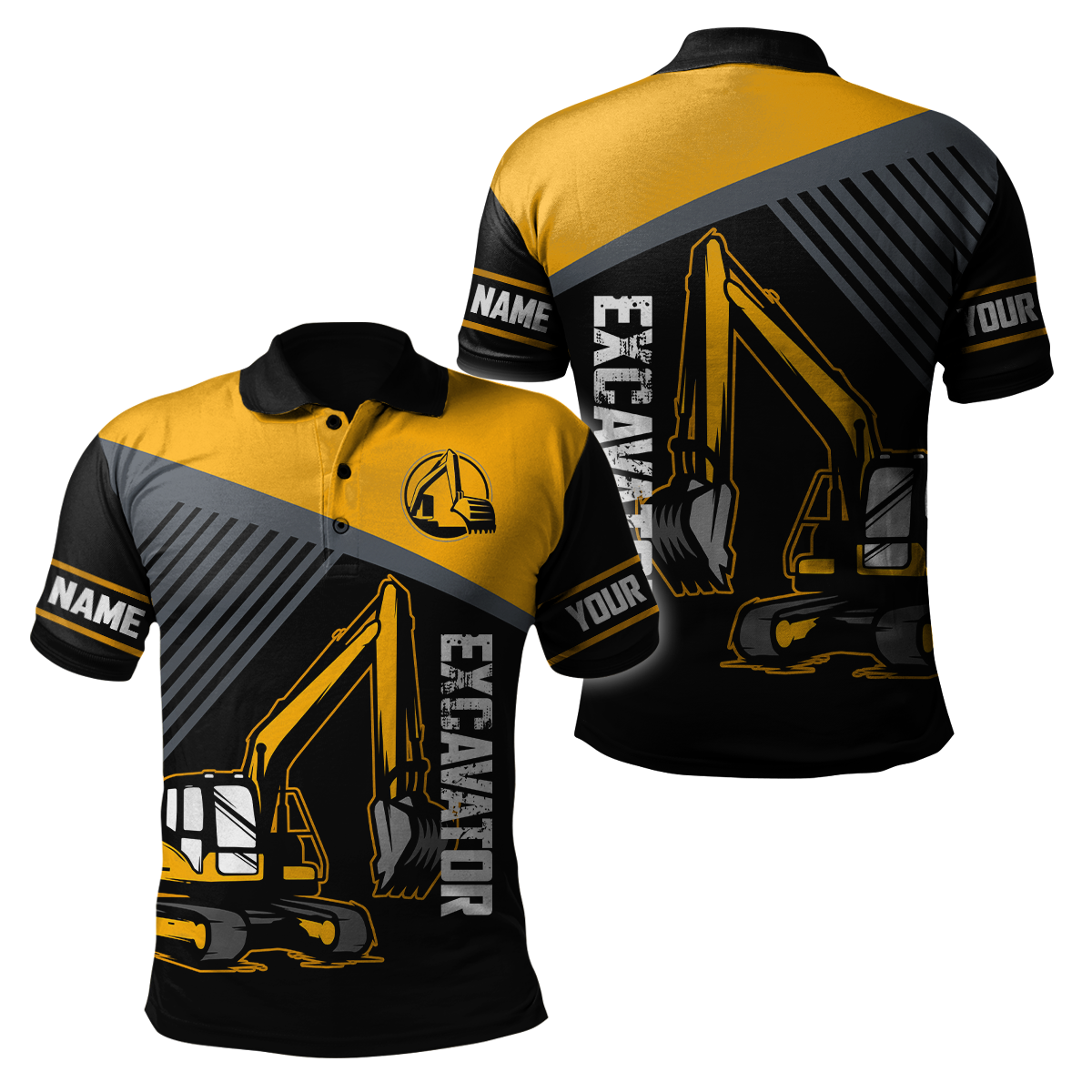 Custom Name XT Excavator 3D Printed shirts