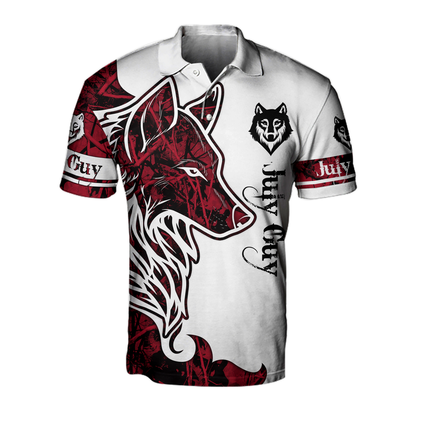 July Wolf 3D All Over Printed Shirts Pi112067