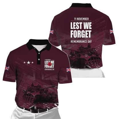 Remembrance Day Lest We Forget 3D All Over Printed Unisex Shirts