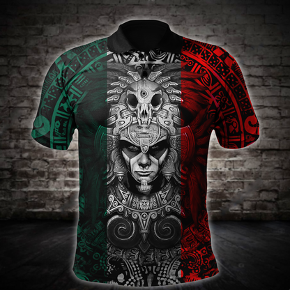 Aztec Warrior Mexico 3D All Over Printed Shirts