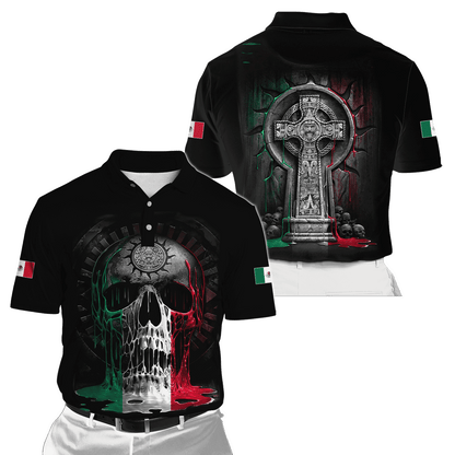 Mexico Skull 3D All Over Printed Unisex Hoodie