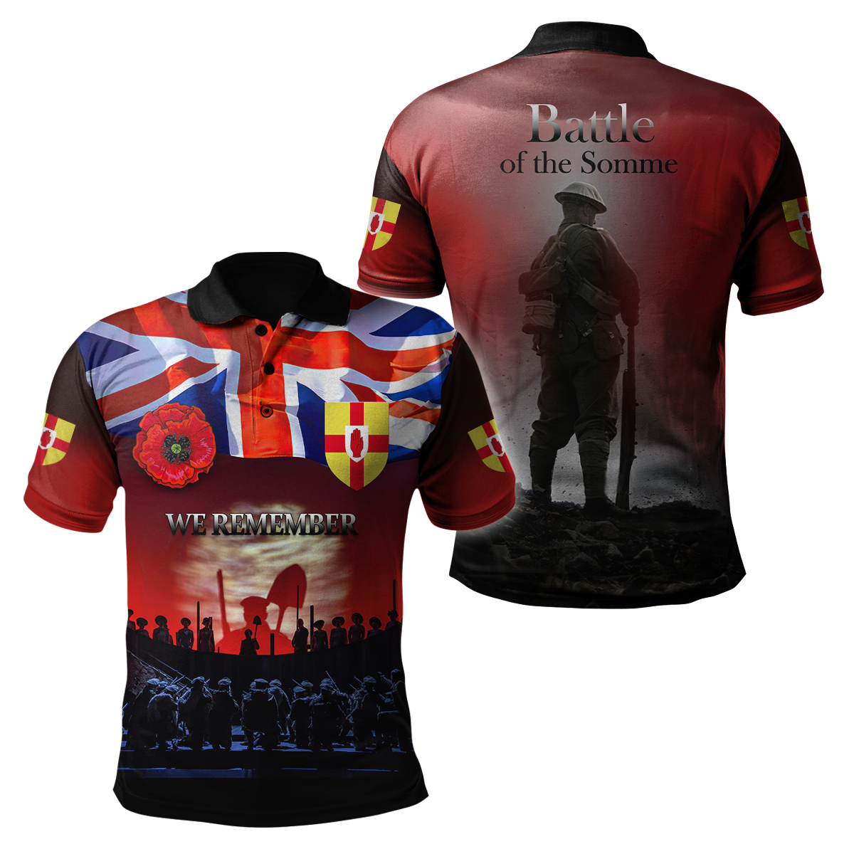 Remembrance Day Lest We Forget 3D All Over Printed Unisex Shirts