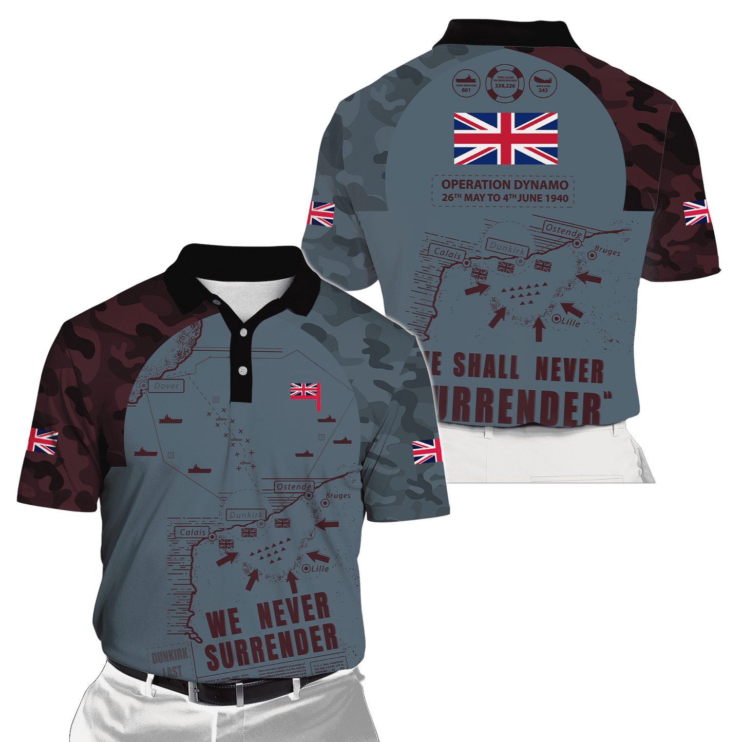 Remembrance Day Lest We Forget 3D All Over Printed Unisex Shirts