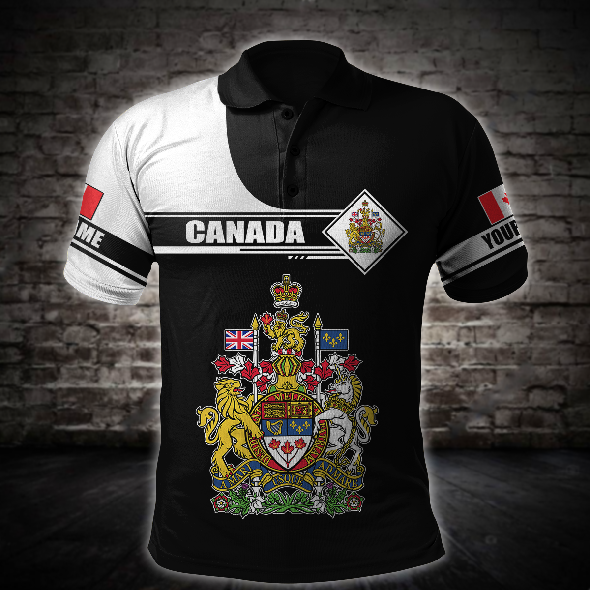 Custom Name XT Canada Day 3D Printed shirts