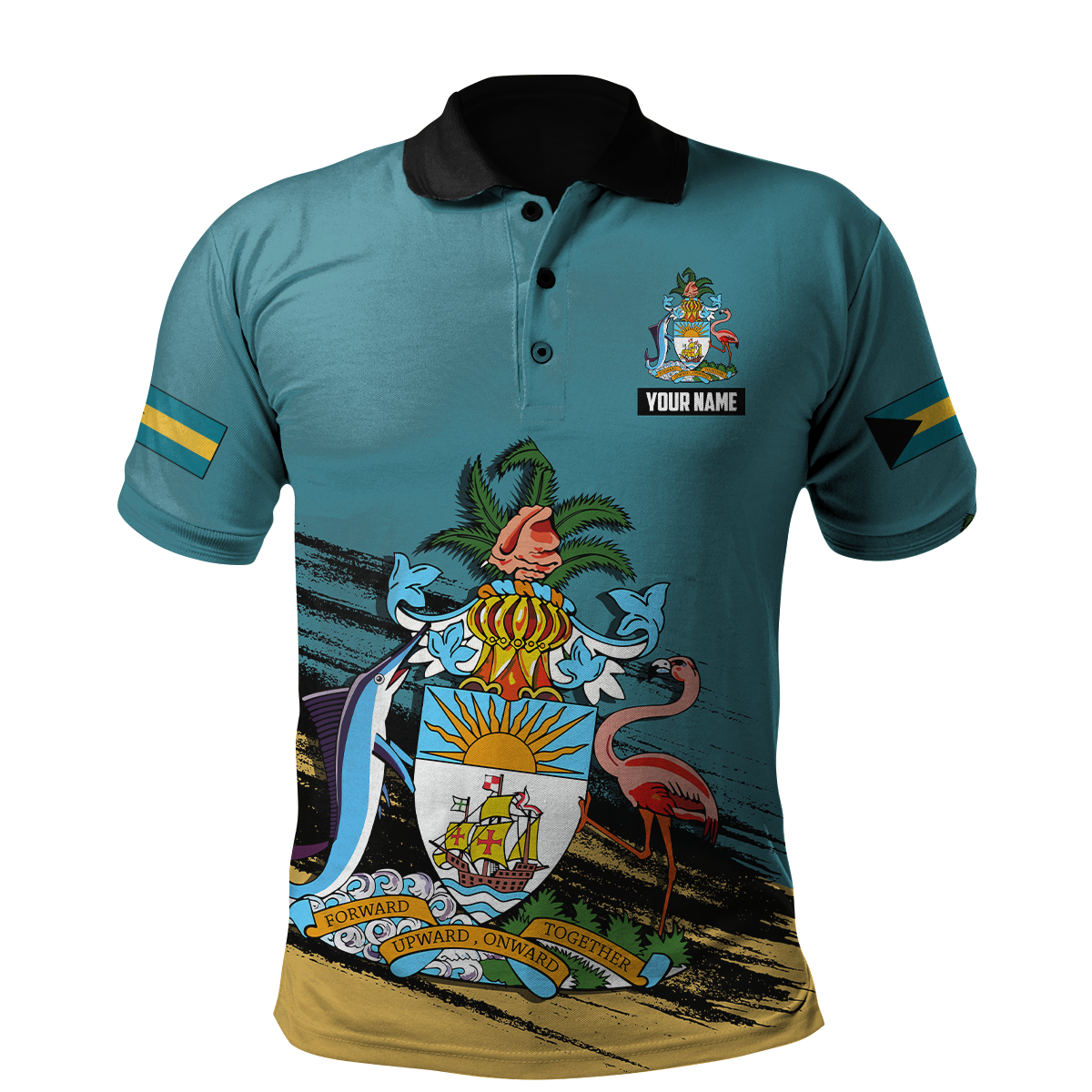Customize 3D All Over Printed Bahamas for men